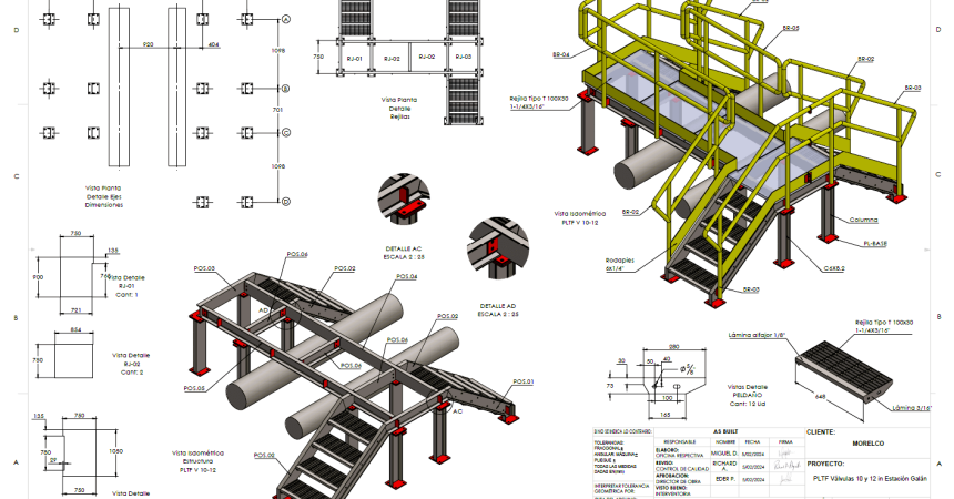 1Fabricación de plataformas de acero